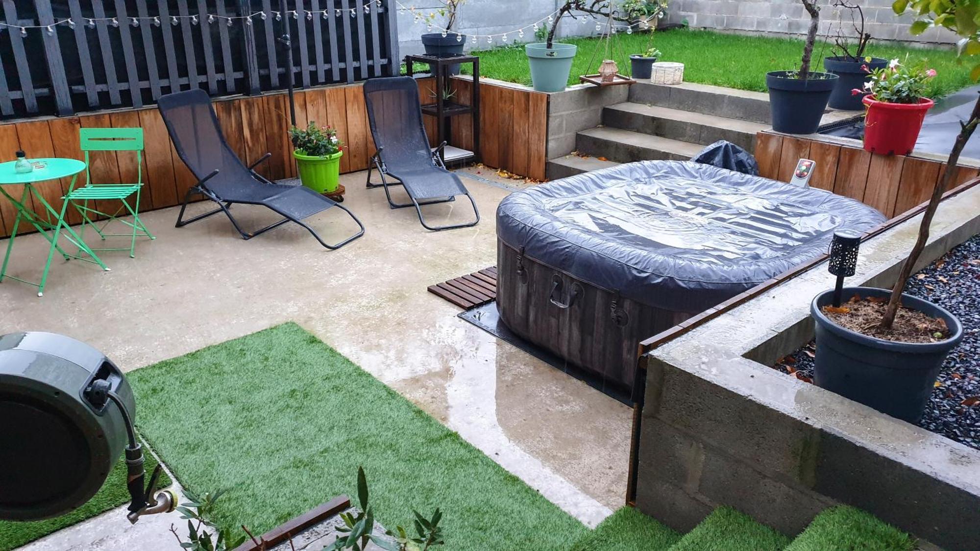 Gary Suite - Studio Cosy, Spa Et Jardin Privatif A 4 Min De Cambrai Awoingt Kültér fotó