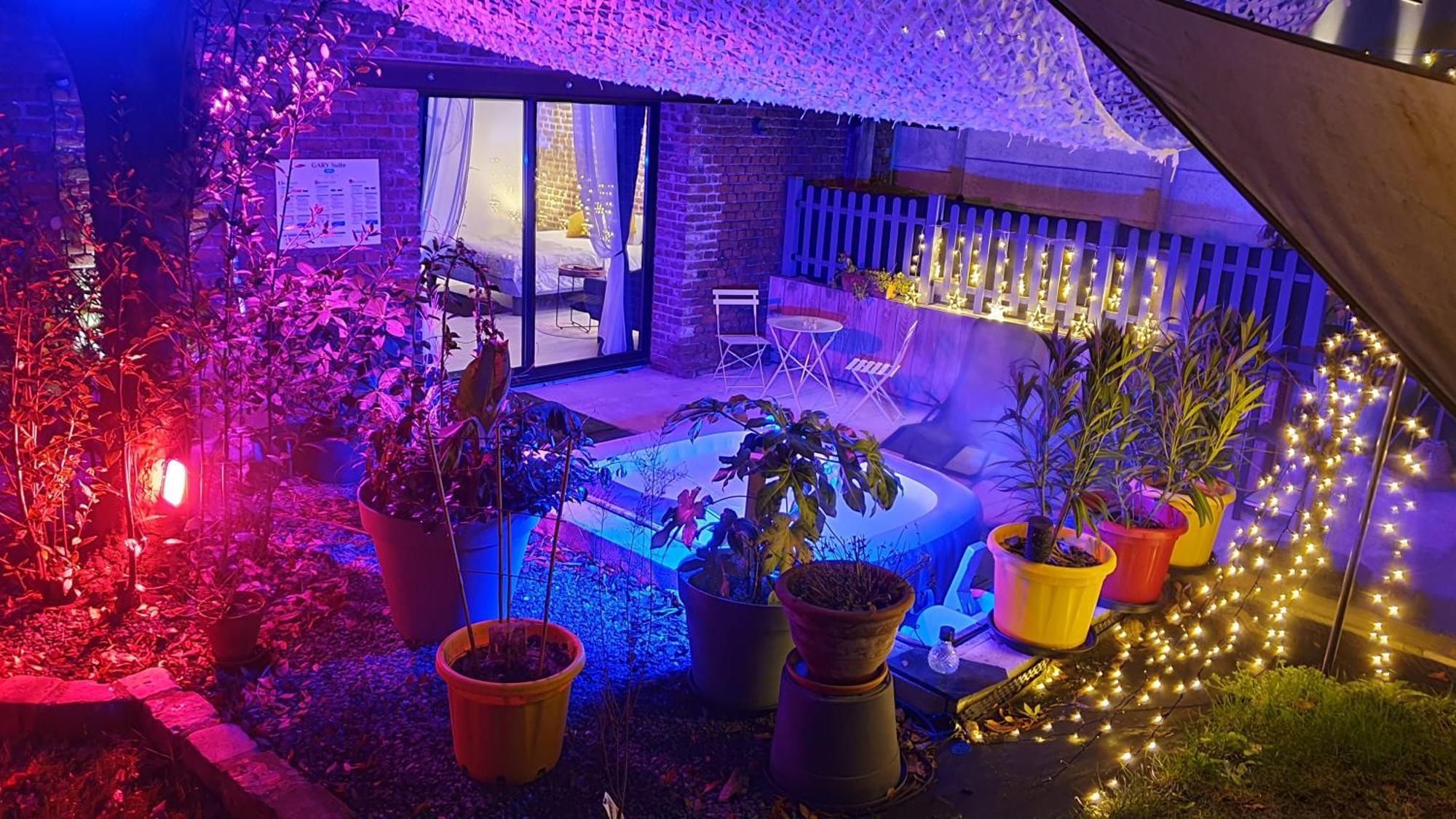 Gary Suite - Studio Cosy, Spa Et Jardin Privatif A 4 Min De Cambrai Awoingt Kültér fotó
